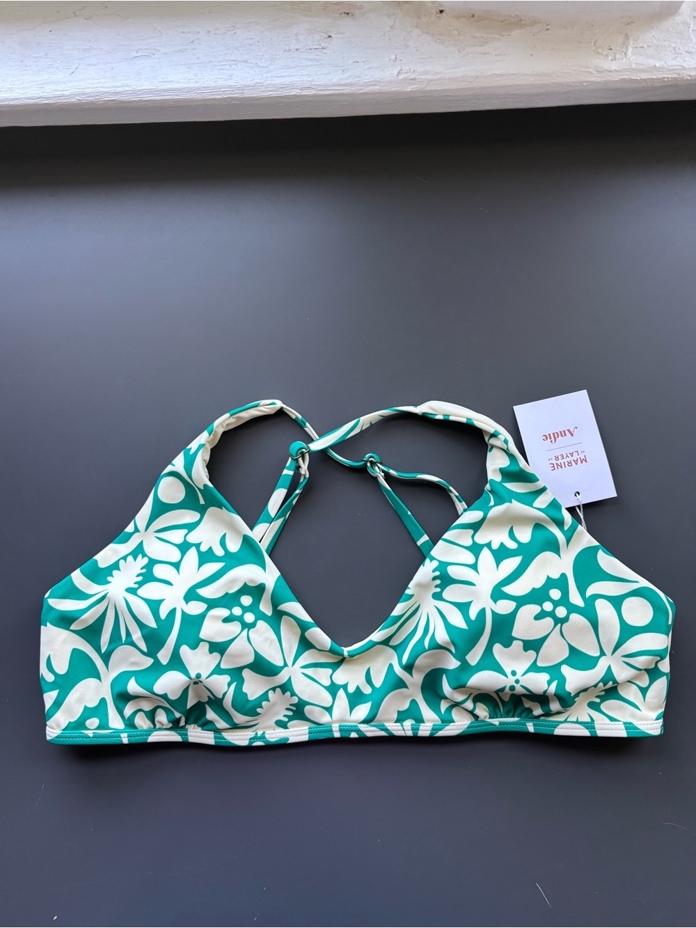 NWT Andie x Marine Layer Valencia Bikini Top- XL